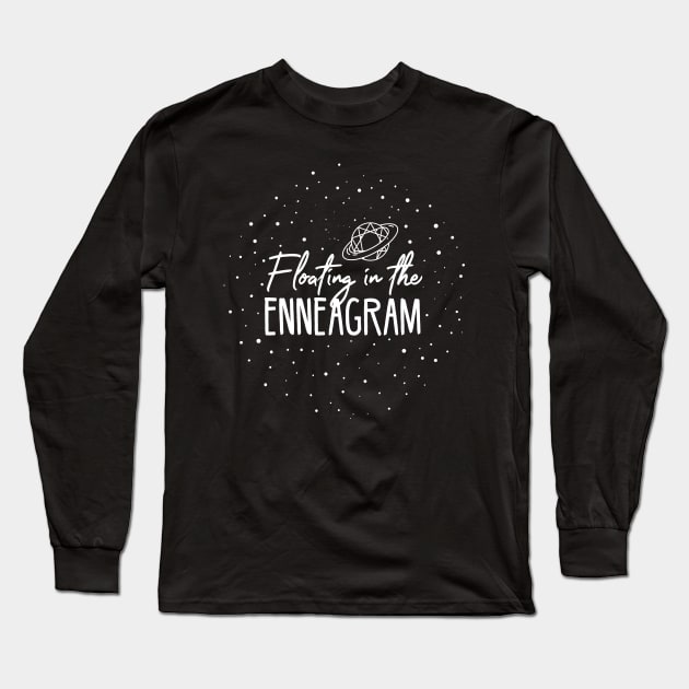 Floating in the Enneagram Long Sleeve T-Shirt by Enneaverse